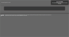 Desktop Screenshot of frozenpeak.com